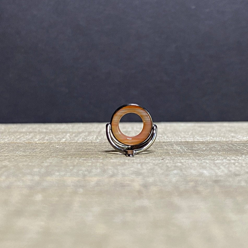 12mm Agate Stripping Guide Black Nickel - Fish On! Custom Rods