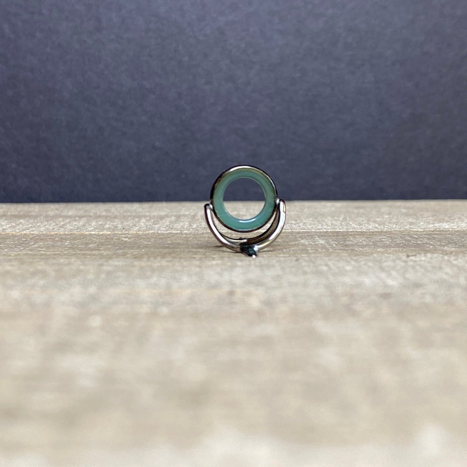 12mm Agate Stripping Guide Black Nickel - Fish On! Custom Rods