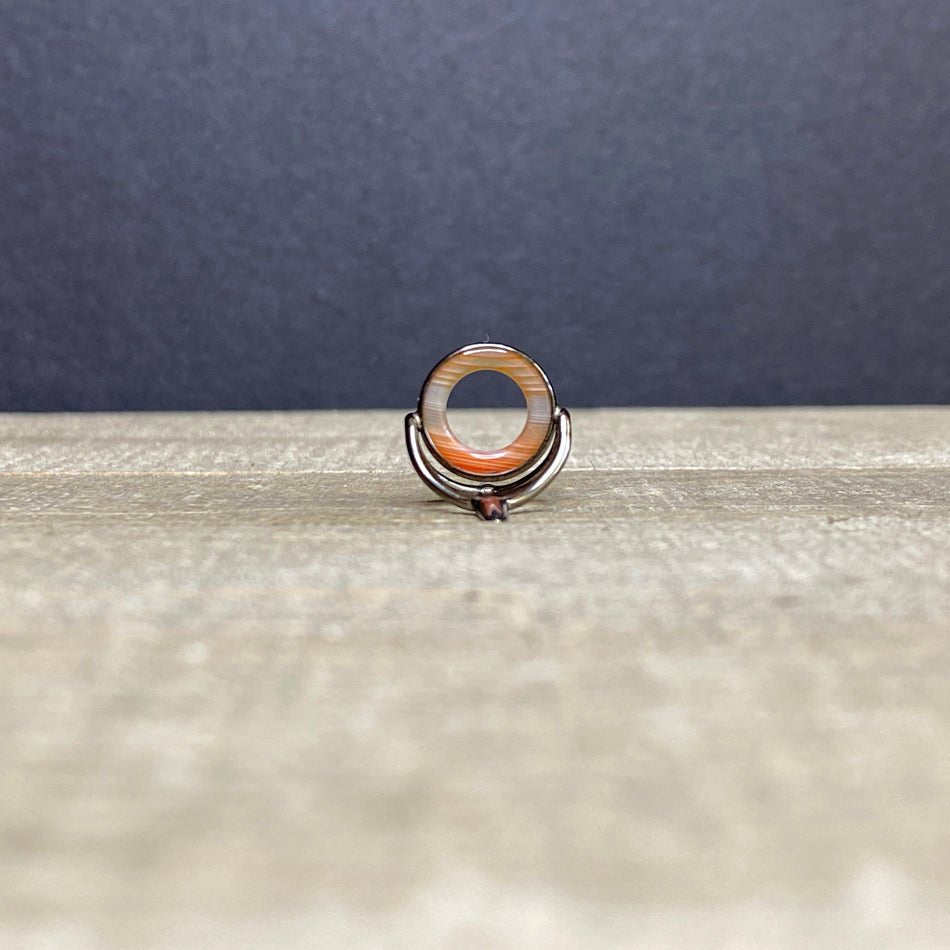 12mm Agate Stripping Guide Black Nickel - Fish On! Custom Rods