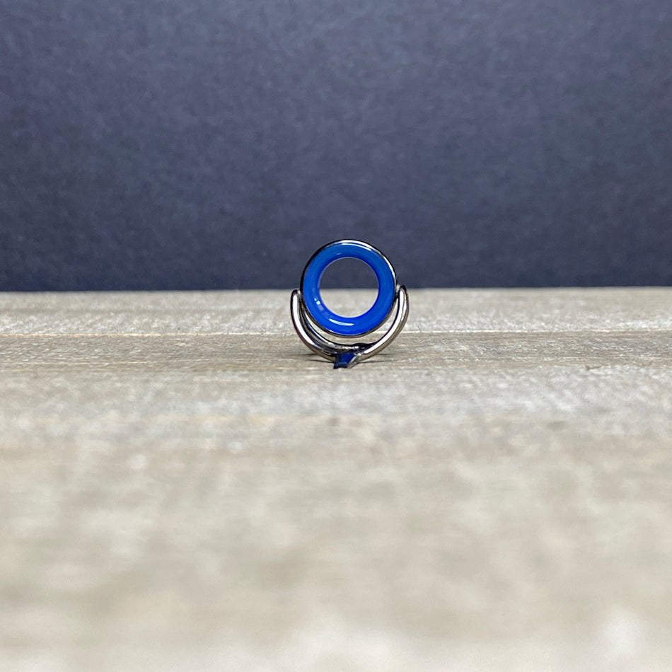 12mm Agate Stripping Guide Black Nickel - Fish On! Custom Rods