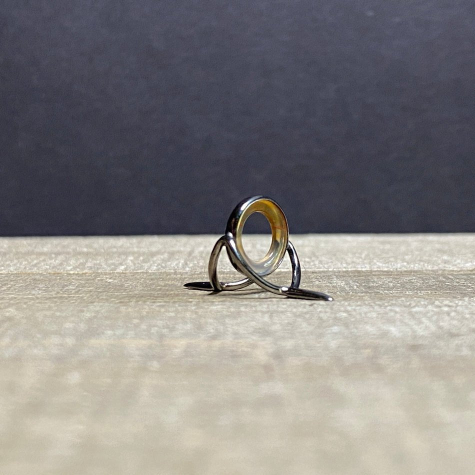 12mm Agate Stripping Guide Black Nickel - Fish On! Custom Rods