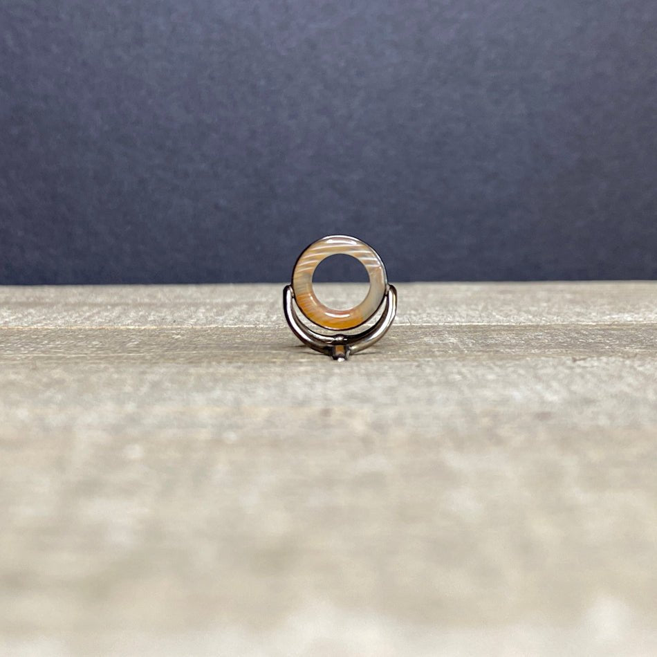 12mm Agate Stripping Guide Black Nickel - Fish On! Custom Rods