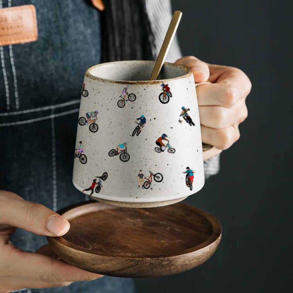
                  
                    Stoneware Mountain Biker Mugs, a harmonious blend of functional artistry and rugged adventure. Crafted from stoneware, each mug is adorned with mesmerizing artisan-drawn mountain bikers navigating challenging terrains. This unique offering is a perfect gift to outdoor enthusiasts and adventure seekers.&nbsp;
                  
                