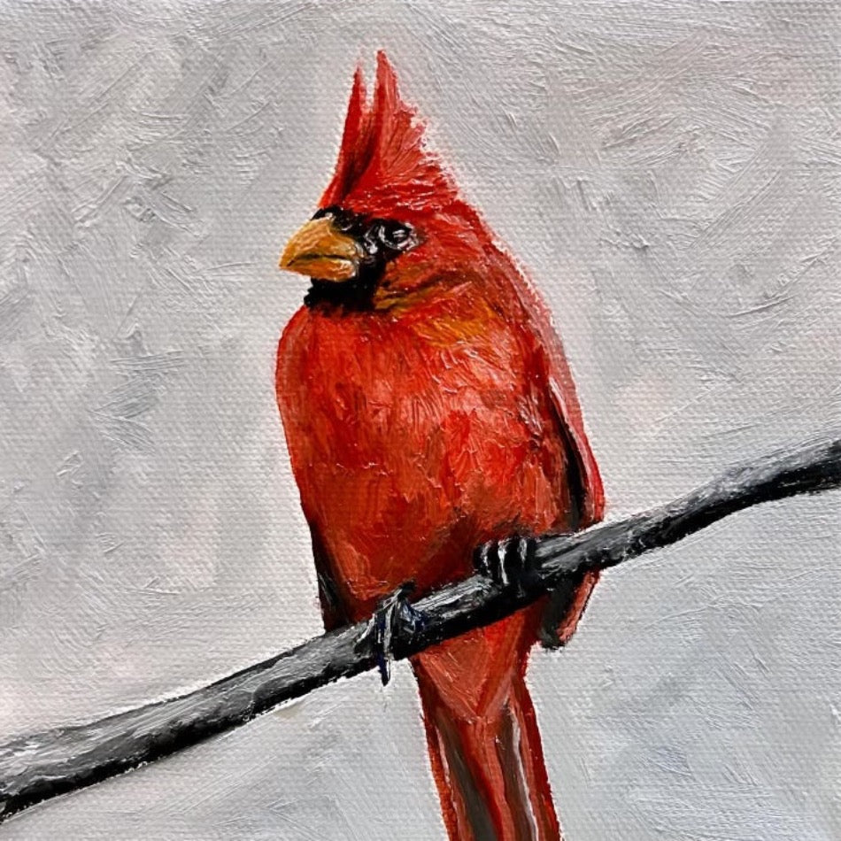 J. Mosley Fine Art Paintings - Cardinal