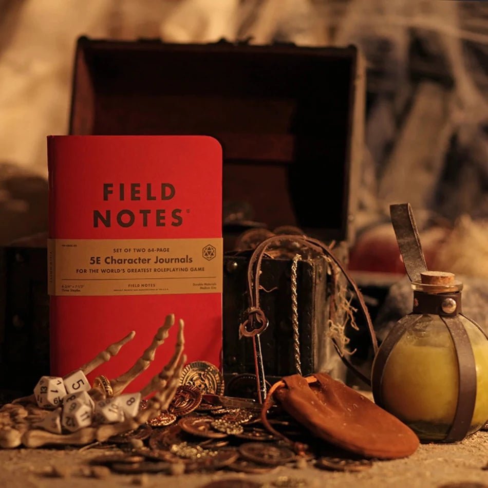 5E Gaming Journals | Organize Your Campaigns | Official Field Notes Brand - Fish On! Custom Rods