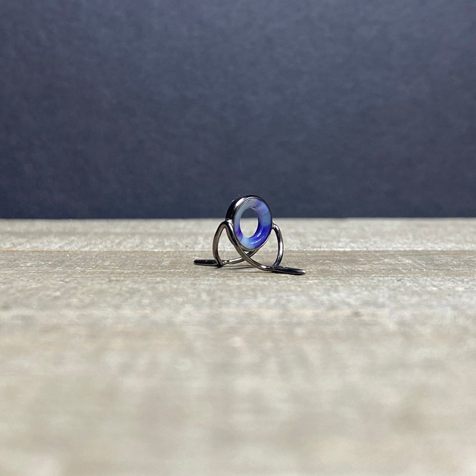 9mm Agate Stripping Guide Black Nickel - Fish On! Custom Rods