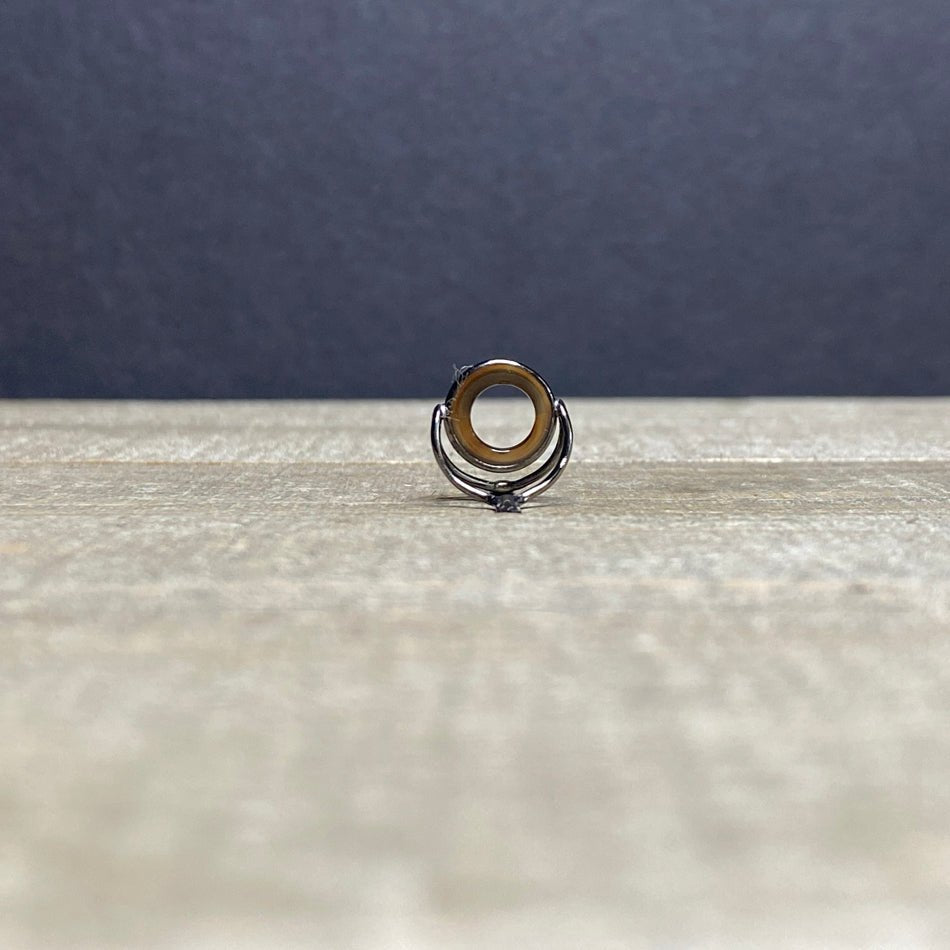 9mm Agate Stripping Guide Black Nickel - Fish On! Custom Rods