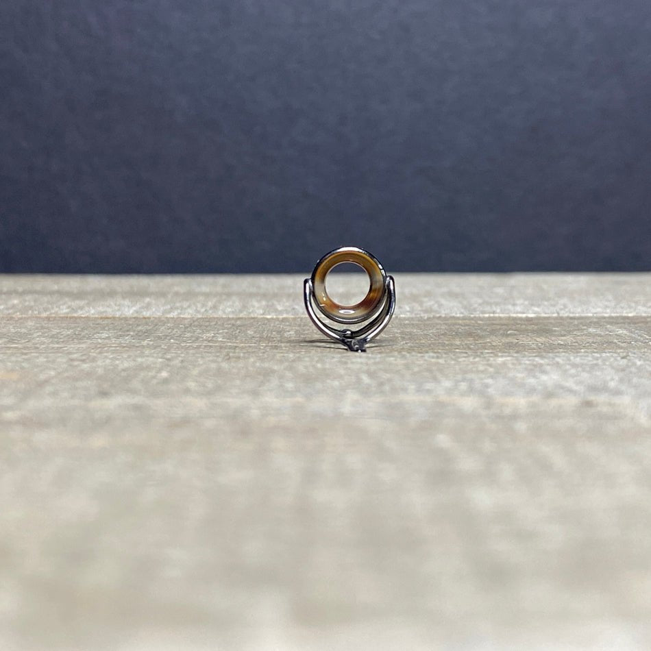 9mm Agate Stripping Guide Black Nickel - Fish On! Custom Rods