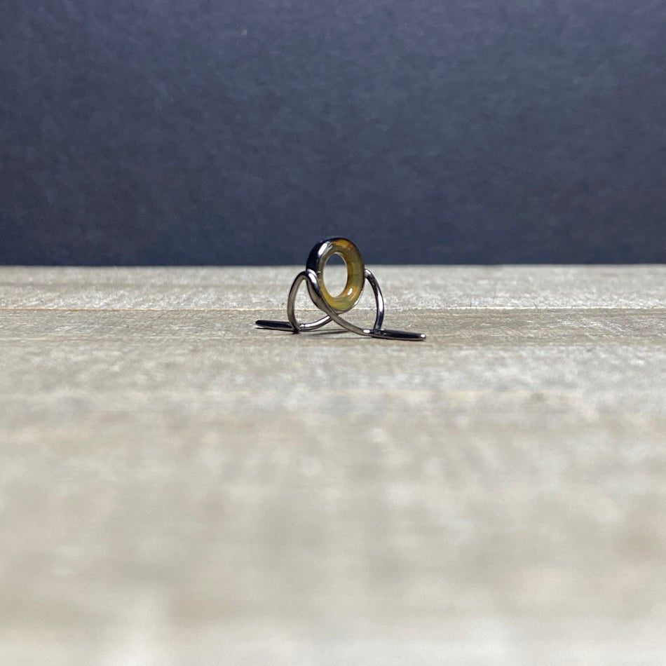 9mm Agate Stripping Guide Black Nickel - Fish On! Custom Rods