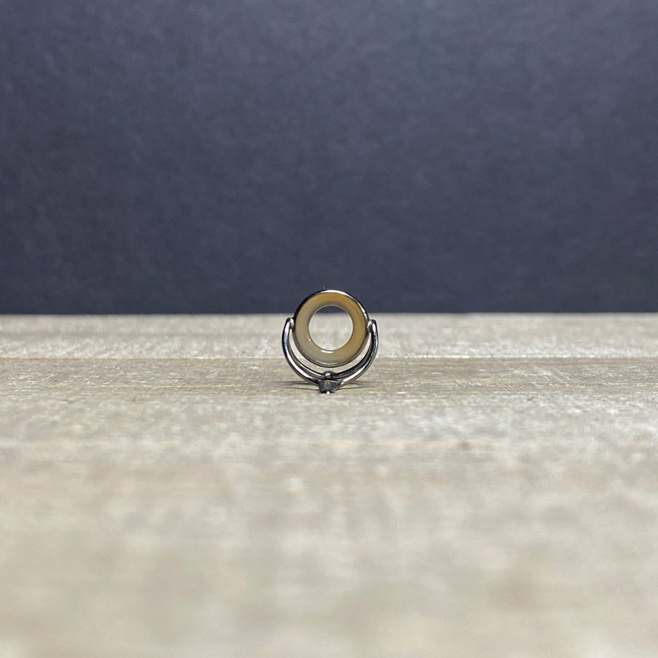 9mm Agate Stripping Guide Black Nickel - Fish On! Custom Rods