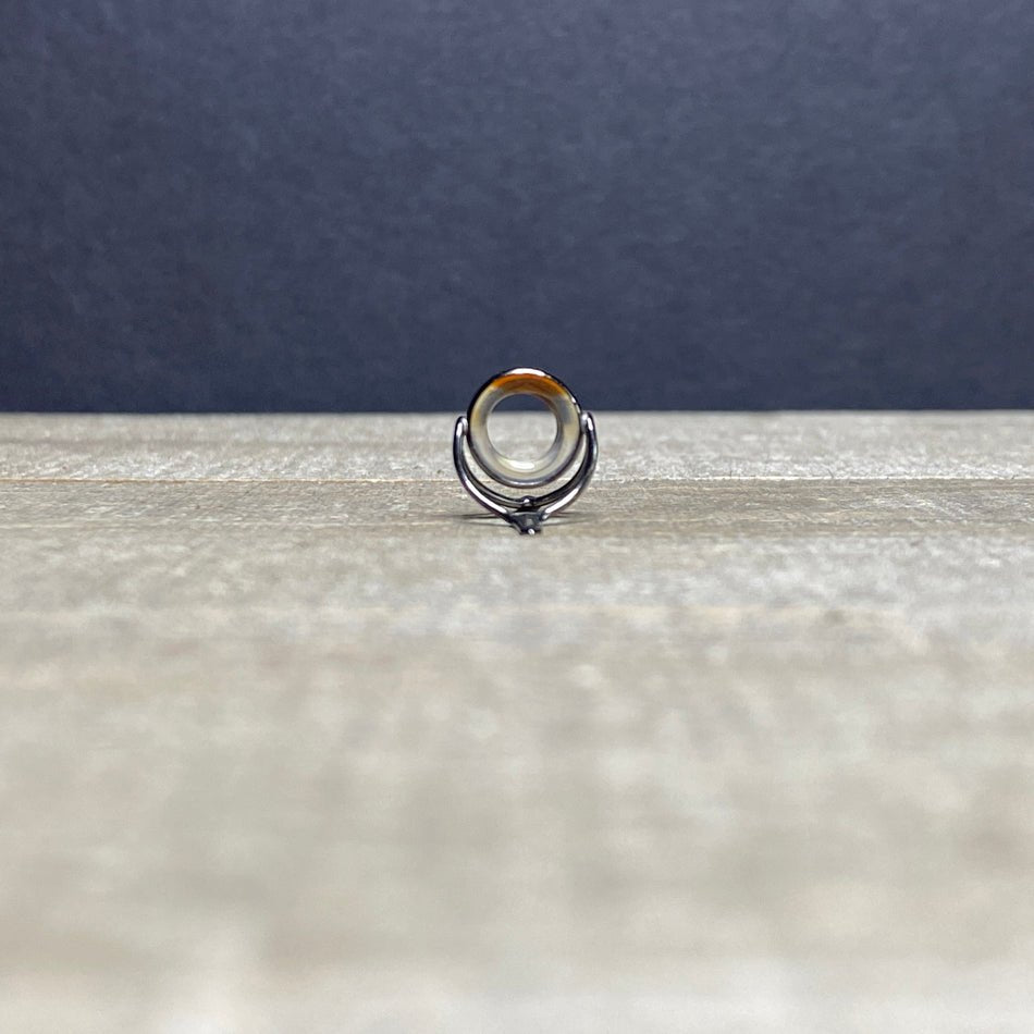 9mm Agate Stripping Guide Black Nickel - Fish On! Custom Rods