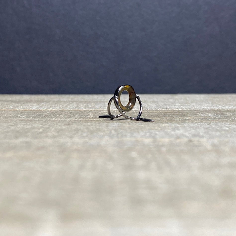 9mm Agate Stripping Guide Black Nickel - Fish On! Custom Rods