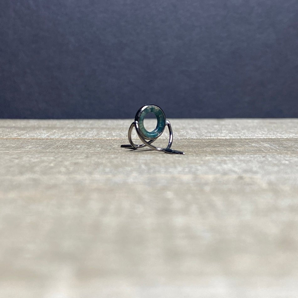 9mm Agate Stripping Guide Black Nickel - Fish On! Custom Rods