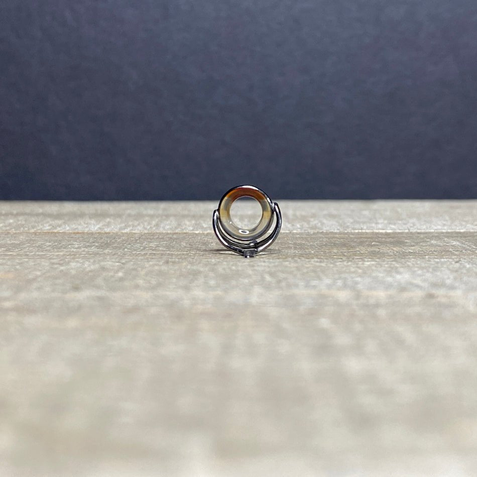 9mm Agate Stripping Guide Black Nickel - Fish On! Custom Rods