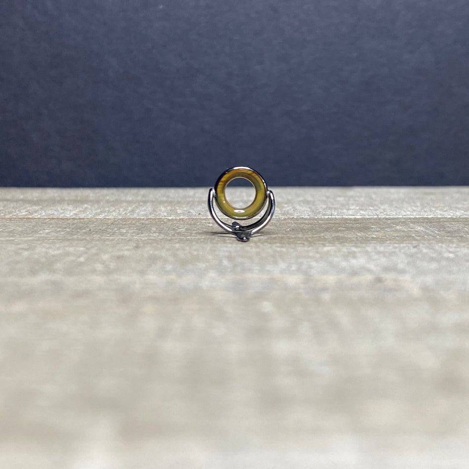 9mm Agate Stripping Guide Black Nickel - Fish On! Custom Rods