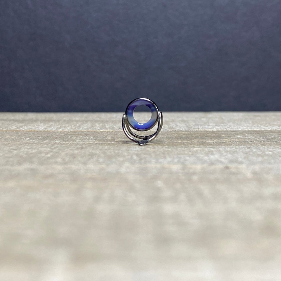 9mm Agate Stripping Guide Black Nickel - Fish On! Custom Rods