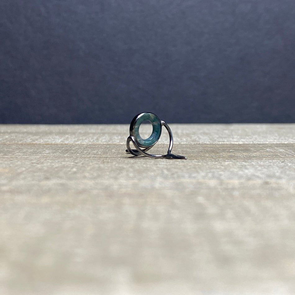 9mm Agate Stripping Guide Black Nickel - Fish On! Custom Rods