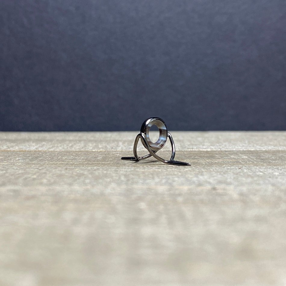 9mm Agate Stripping Guide Black Nickel - Fish On! Custom Rods