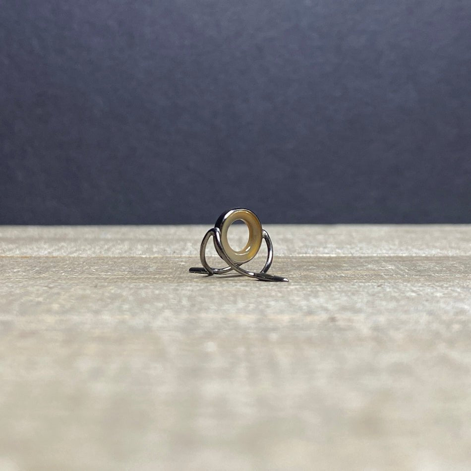 9mm Agate Stripping Guide Black Nickel - Fish On! Custom Rods