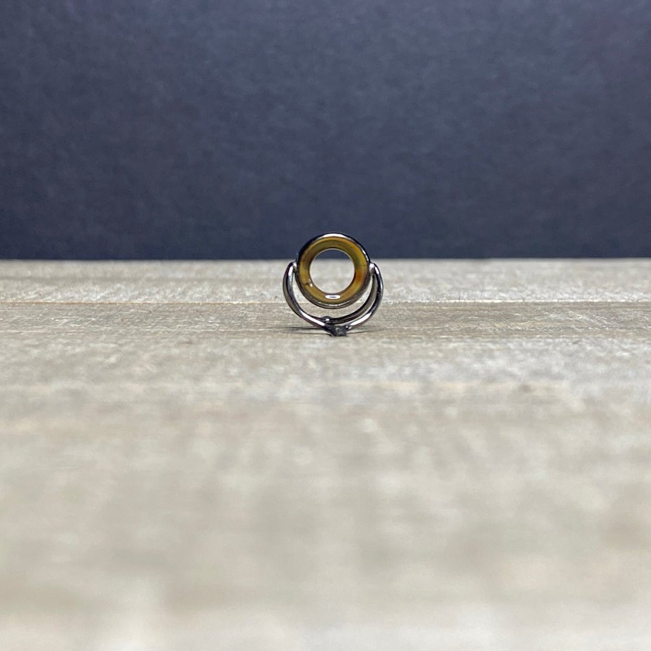 9mm Agate Stripping Guide Black Nickel - Fish On! Custom Rods