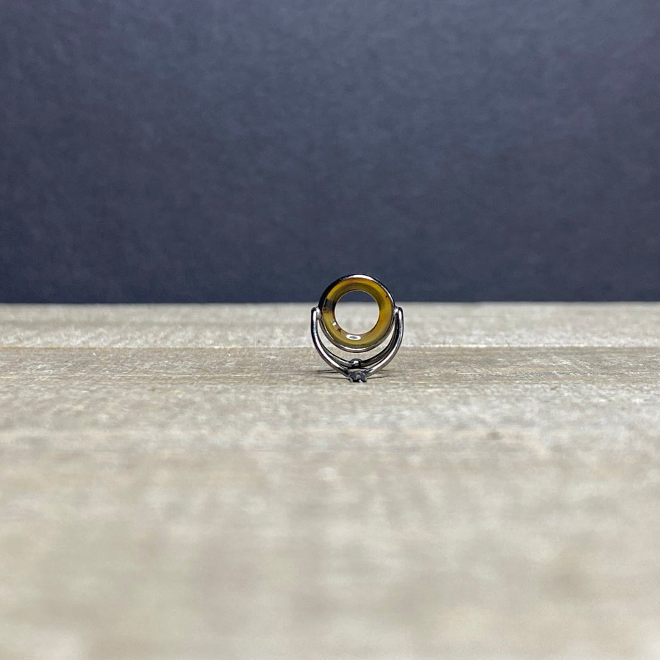 9mm Agate Stripping Guide Black Nickel - Fish On! Custom Rods