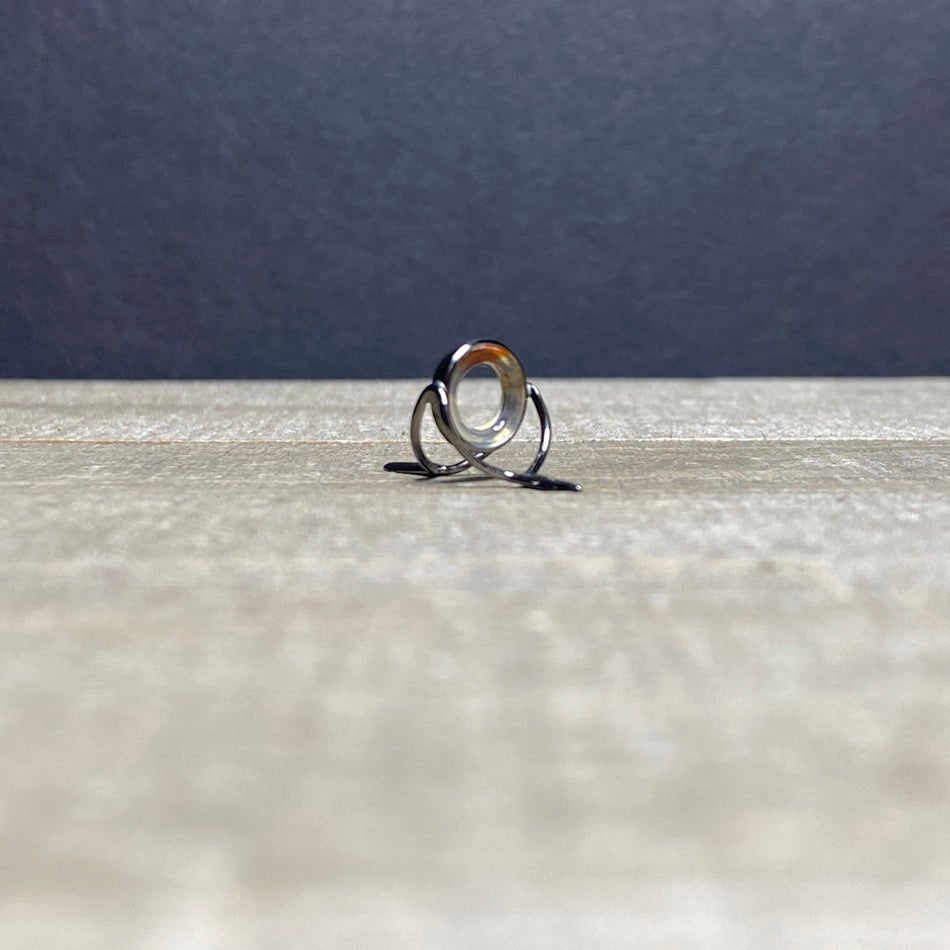 9mm Agate Stripping Guide Black Nickel - Fish On! Custom Rods