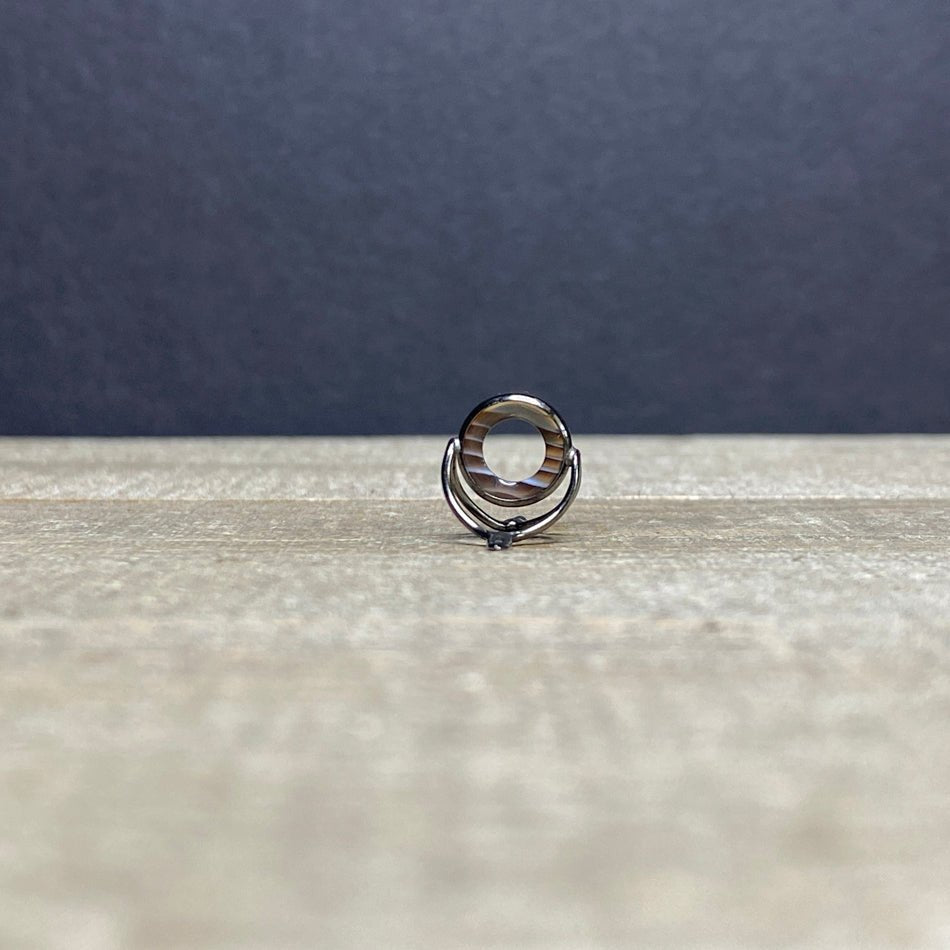 9mm Agate Stripping Guide Black Nickel - Fish On! Custom Rods