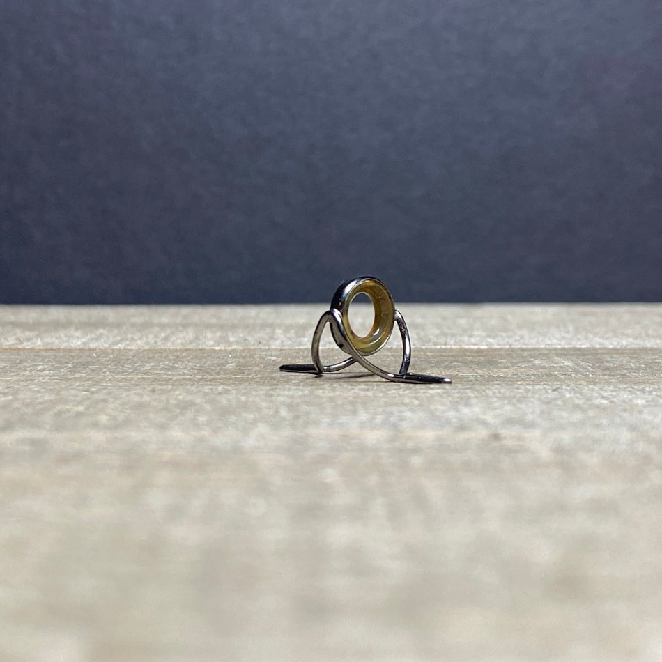 9mm Agate Stripping Guide Black Nickel - Fish On! Custom Rods