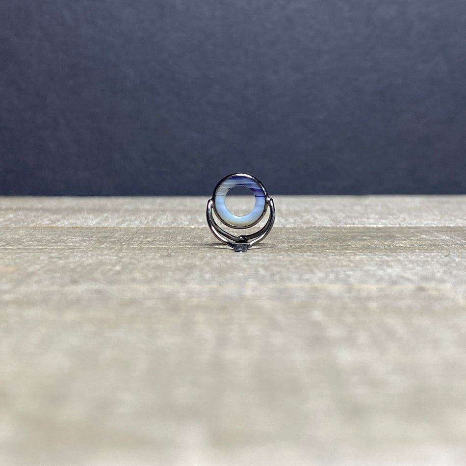 9mm Agate Stripping Guide Black Nickel - Fish On! Custom Rods