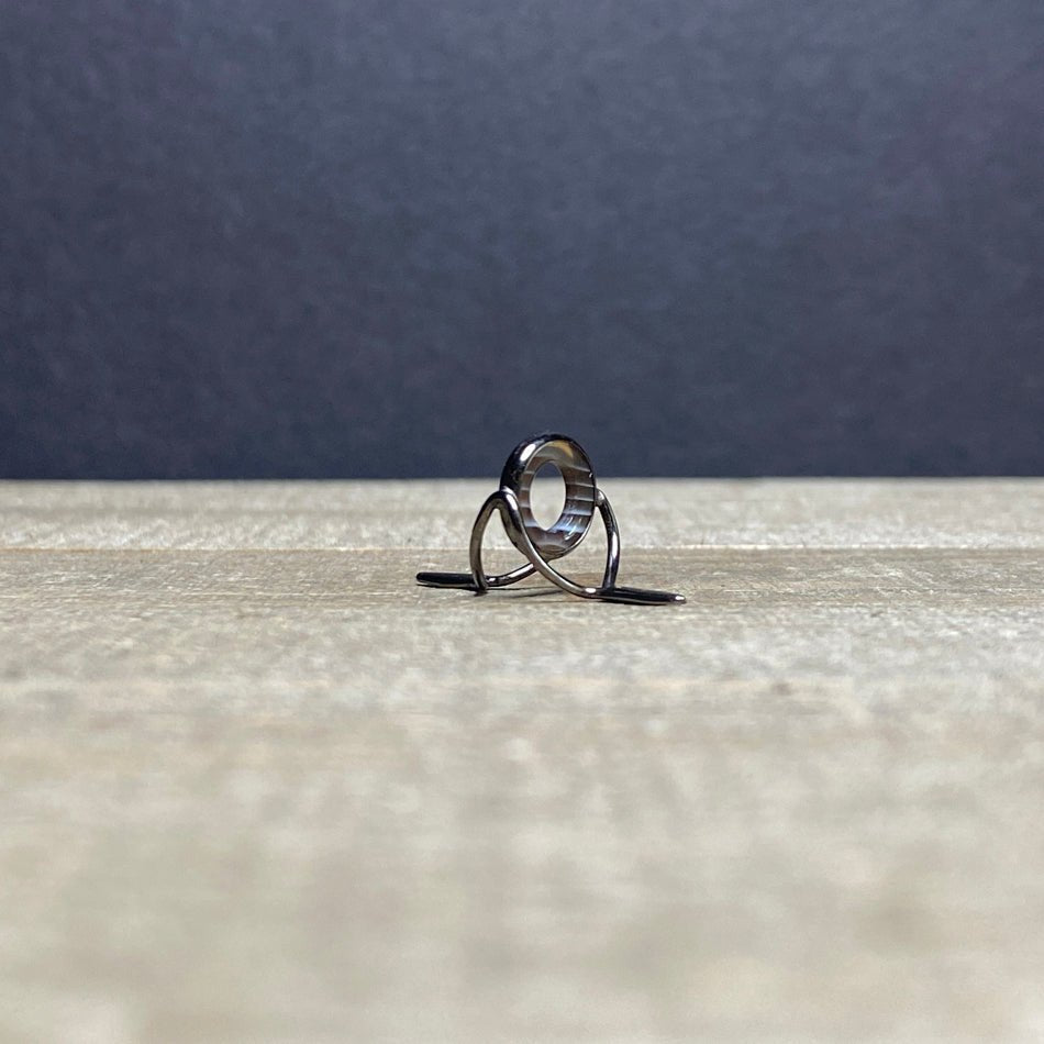 9mm Agate Stripping Guide Black Nickel - Fish On! Custom Rods