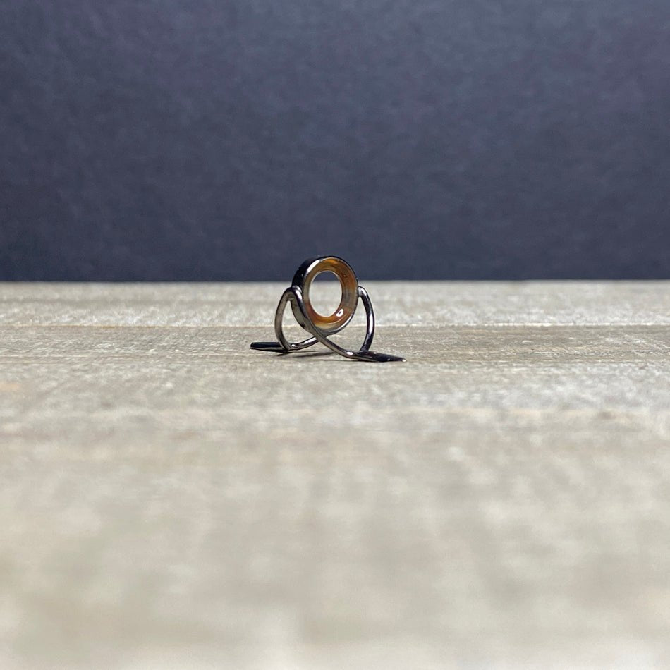 9mm Agate Stripping Guide Black Nickel - Fish On! Custom Rods