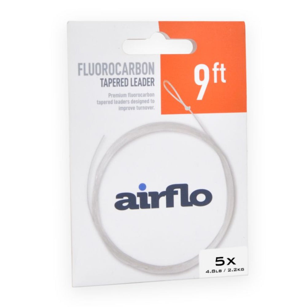 Airflo G5 Fluorocarbon Tapered Leaders - 9' - Fish On! Custom Rods