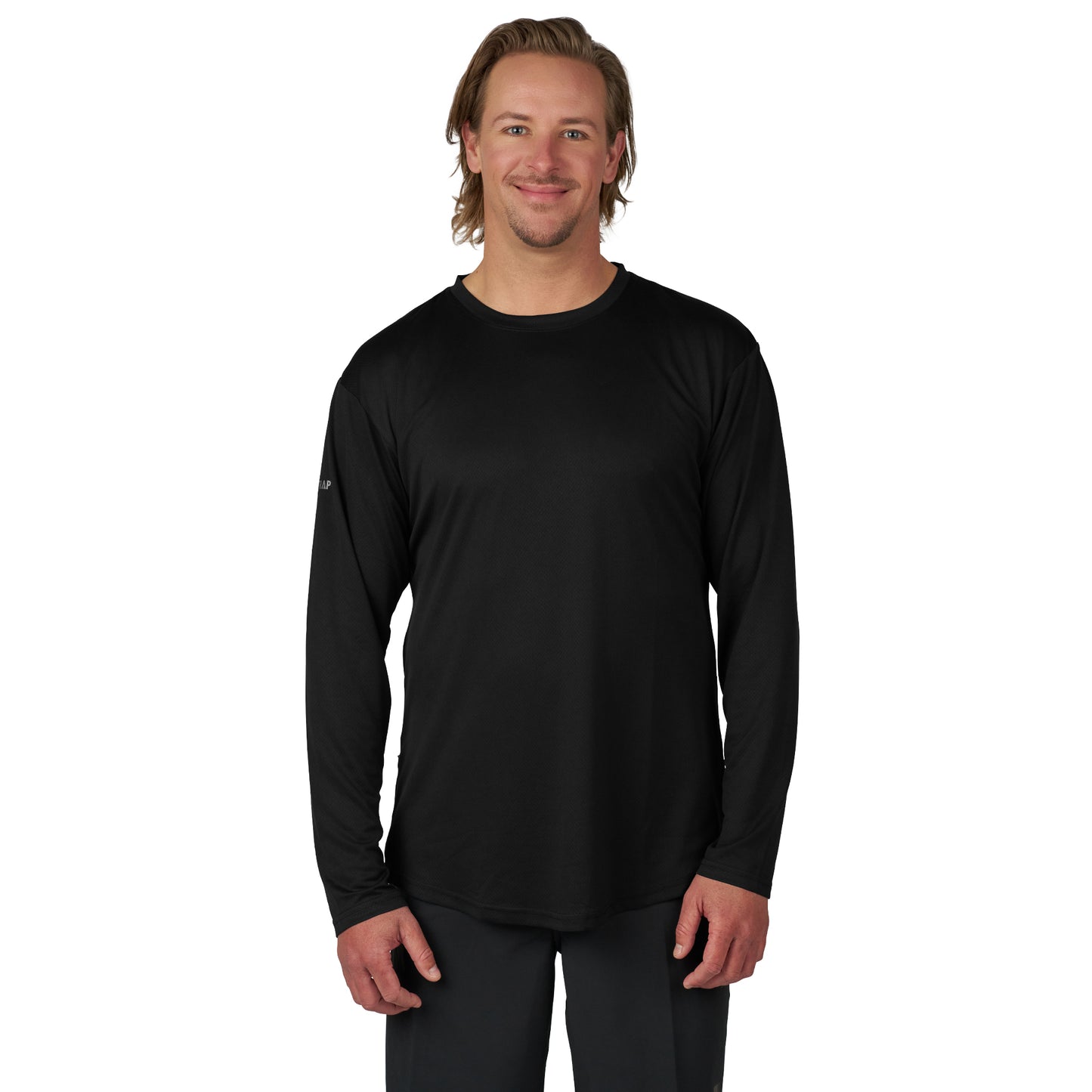 Men's Voyage Long Sleeve Trail Shirt in black by BlackStrap 