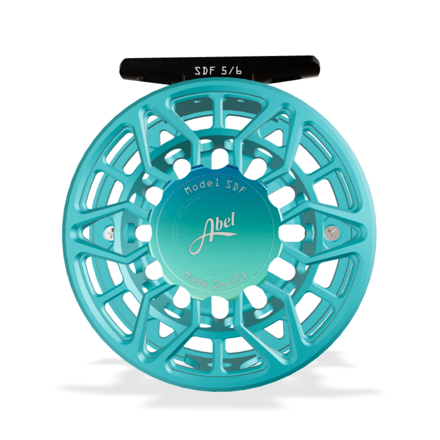 Abel SDF 5/6 Satin Teal Flats Knob_Fish On! Custom Rods