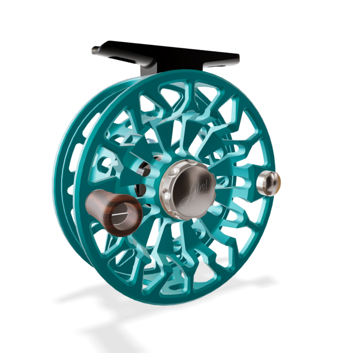 Abel SDF 5/6 Satin Teal Flats Knob_Fish On! Custom Rods