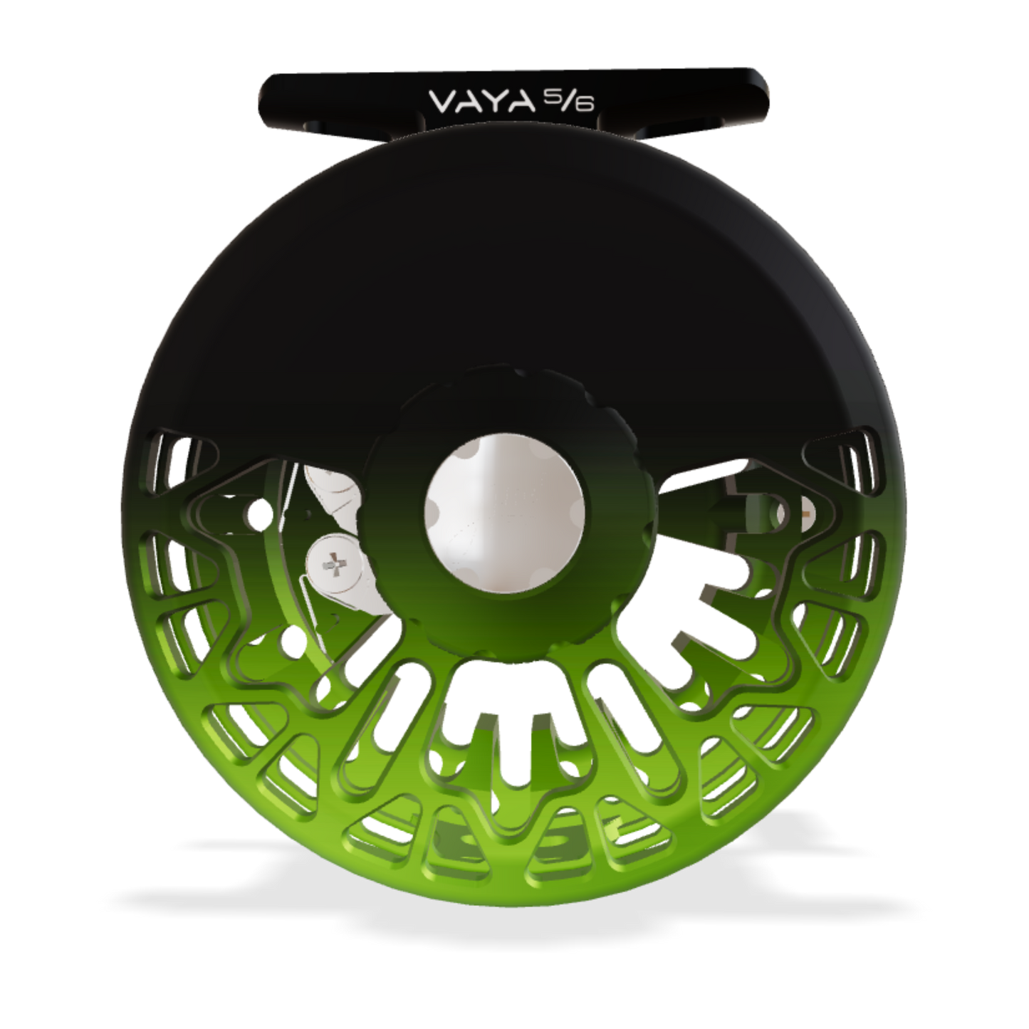 Abel_Vaya_Black_Green_Fade_Ebony_Knob_Fish On! Custom Rods