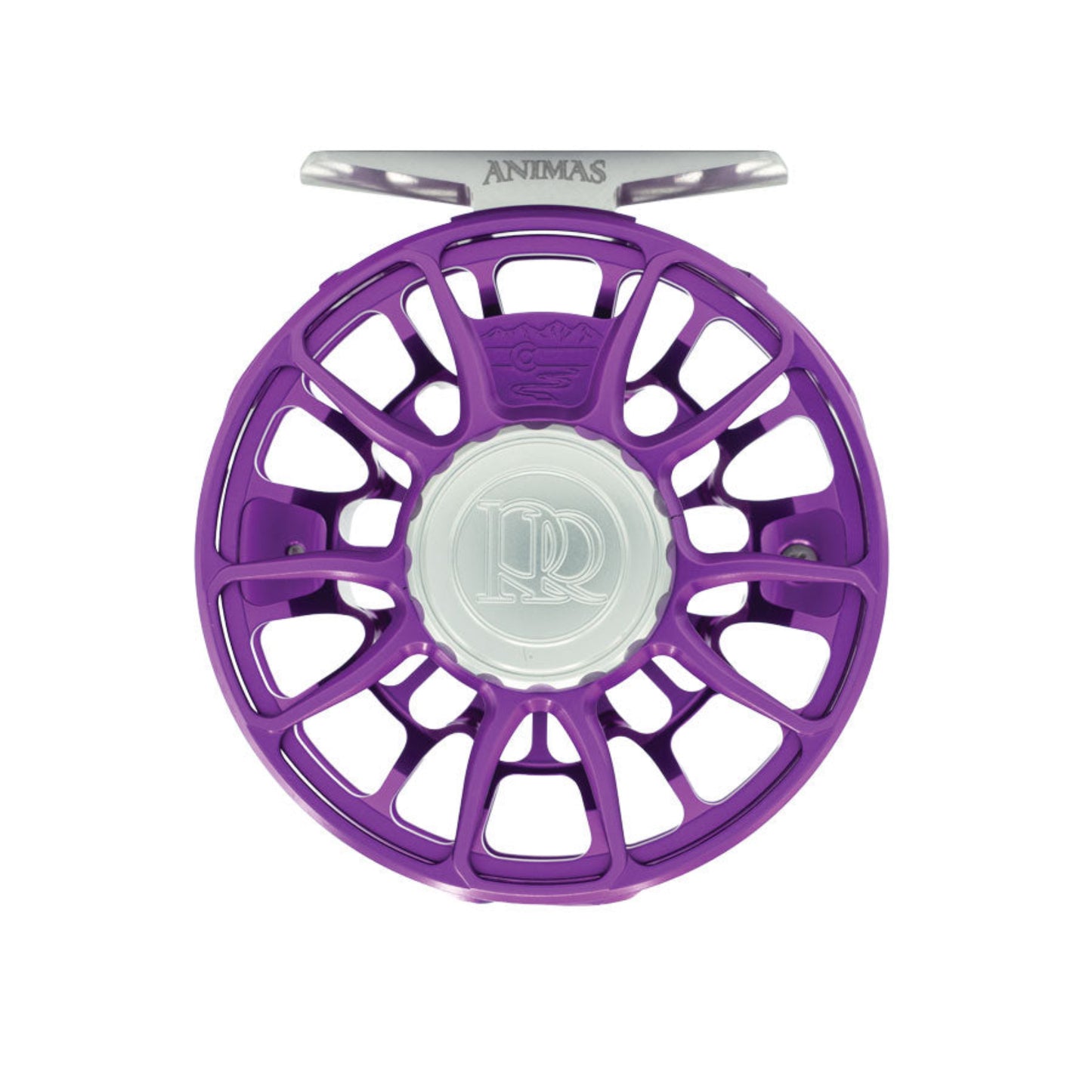 fish painted fly reel Ross Animas Fly Reel Purple / 4/5