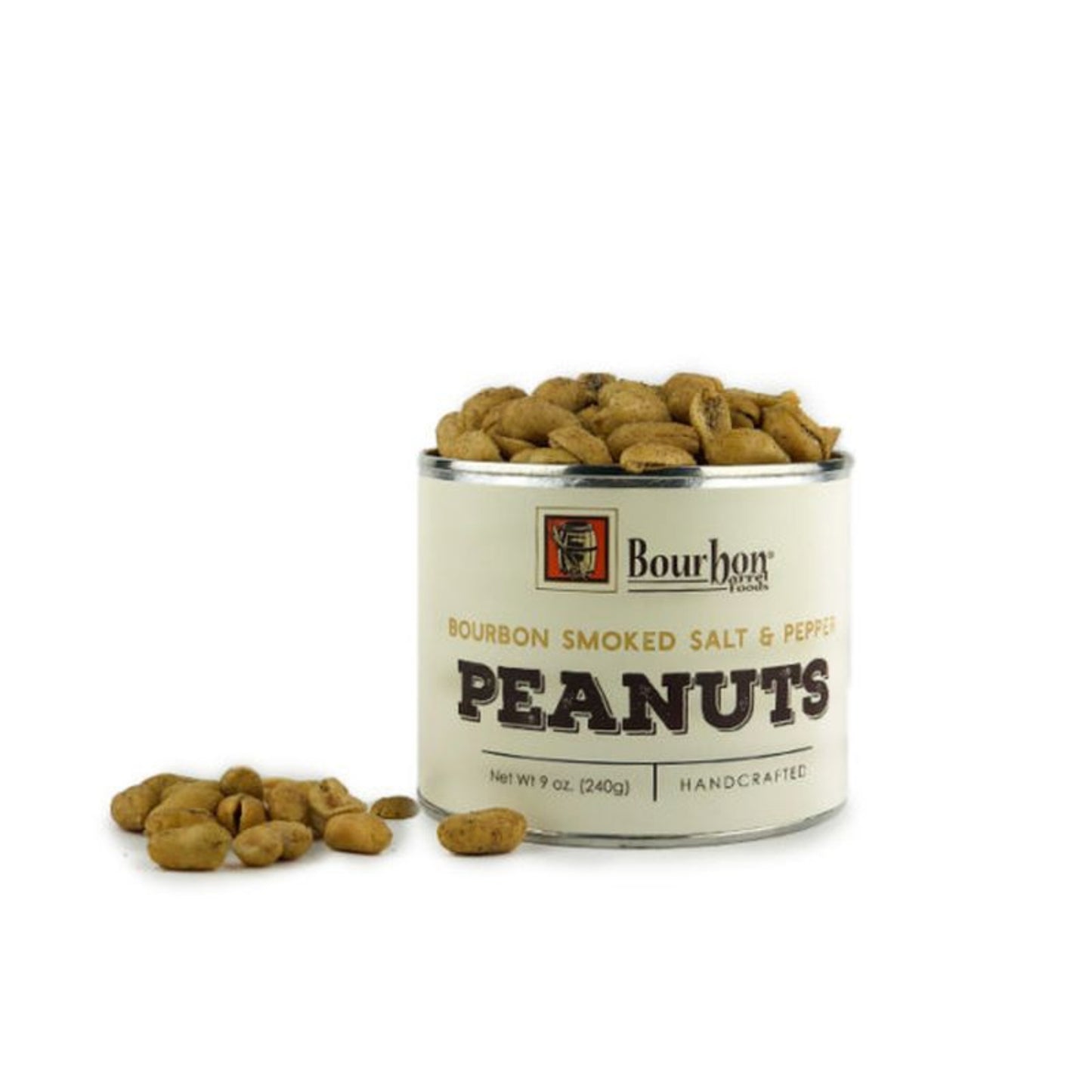 Bourbon Smoked Sea Salt and Bourbon Smoked Pepper create just the right amount of heat to keep you reaching for more. Enjoy these peanuts alongside your favorite bourbon cocktail.