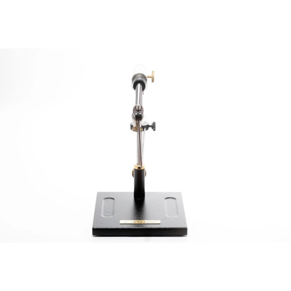 
                  
                    This finely crafted vise offers all of the great features preferred by professional tyers everywhere. With high grade brass knobs, all stainless-steel construction except the jaws made out of hardened tool steel, smooth rotation with precision ball bearings, easy height adjustment, 90° handle for speed crank, convenient material clip, notch lock cam, excellent hook holding capability 32 to 8/0, and bobbin hanger included.
                  
                