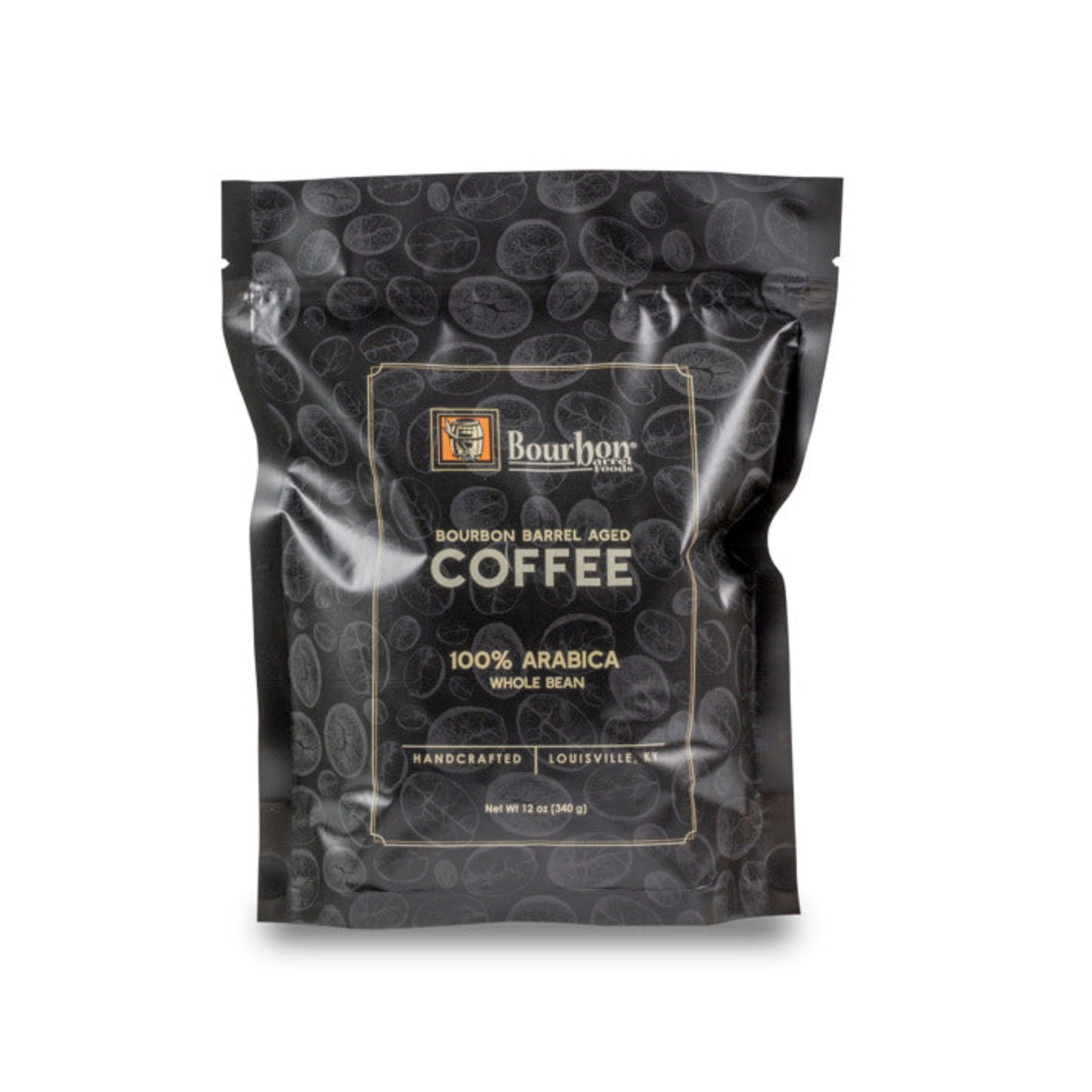 Experience the rich, velvety flavors of our Bourbon Barrel Aged Coffee. Our 100% Arabica beans are meticulously flame-roasted and then aged in bourbon barrels that once held fine Kentucky Bourbon. Each batch is carefully tested to ensure the perfect roast and aging time, resulting in a whole bean coffee with deep notes of chocolate, caramel, and a hint of bourbon. Despite having no alcohol content, the coffee inherits the robust, charred oak flavors from the bourbon barrels, offering a unique taste of the S