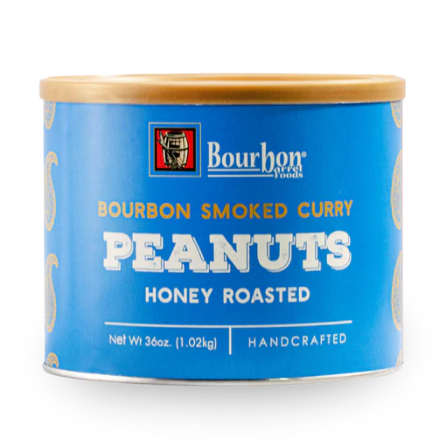 Large Virginia peanuts that have been honey roasted and seasoned with Bourbon Smoked Curry Powder. These peanuts are sweet and savory with the curried spice. Pair this crave-worthy treat with your favorite cocktail.