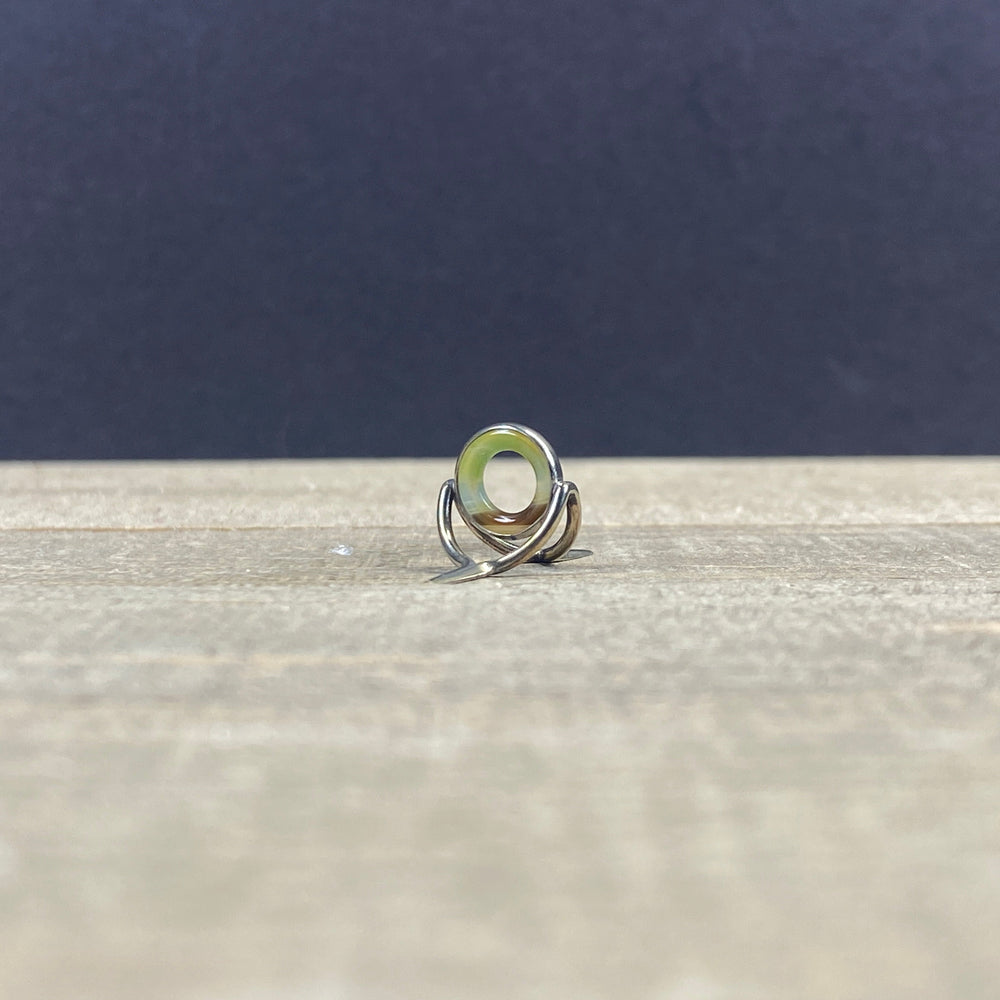 
                  
                    Perfect Agate Stripping Guides are handcrafted, demanding the highest quality workmanship and finish. Each Agate Stone is one of a kind, revealing its own vivid colors and character.&nbsp;

This is the guide you will receive

Black Nickel is not recommended for saltwater
                  
                