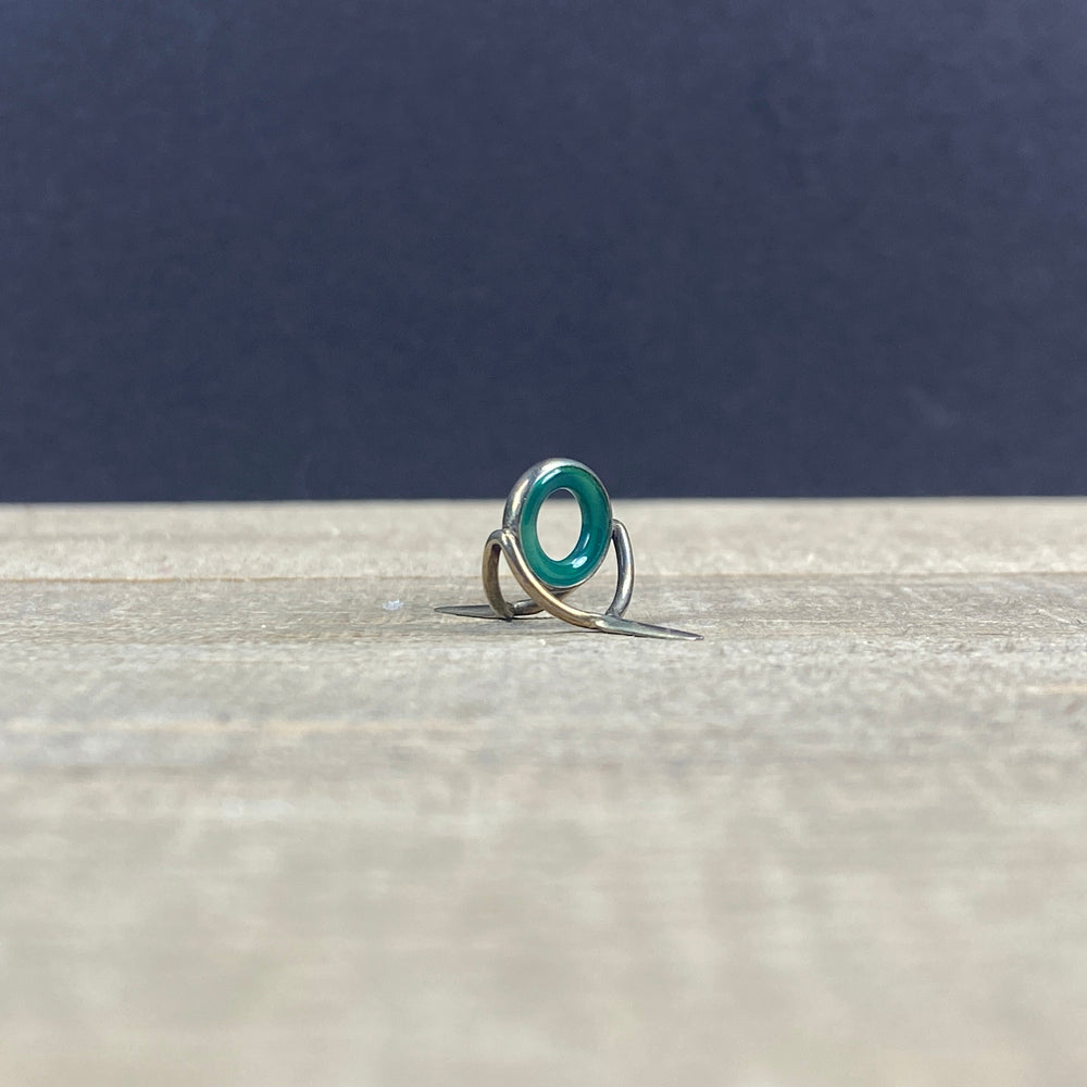 
                  
                    Perfect Agate Stripping Guides are handcrafted, demanding the highest quality workmanship and finish. Each Agate Stone is one of a kind, revealing its own vivid colors and character.&nbsp;

This is the guide you will receive

Black Nickel is not recommended for saltwater
                  
                