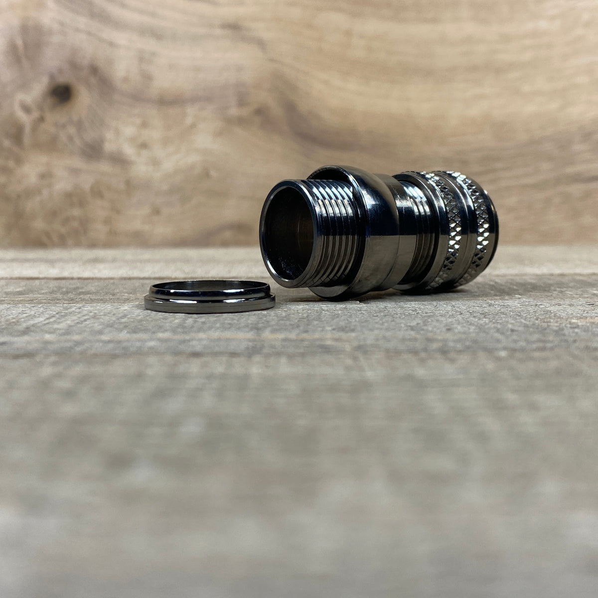 Barrel Lock Thread Down Locking Thread Barrel .705 - Black Nickel Aluminum - Fish On ...