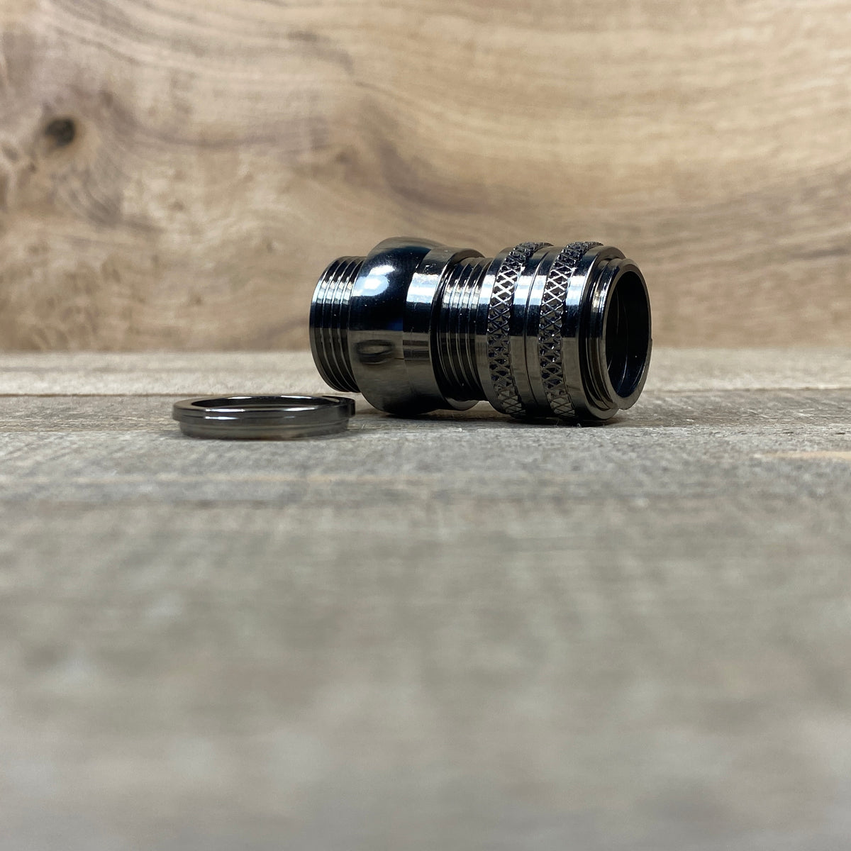 Barrel Lock Thread Down Locking Thread Barrel .705 - Black Nickel Aluminum - Fish On ...
