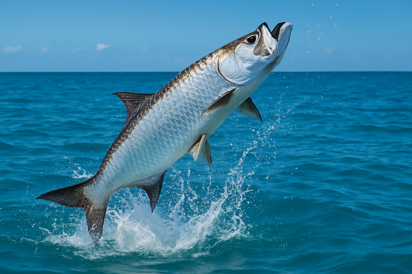 Tarpon Leaping