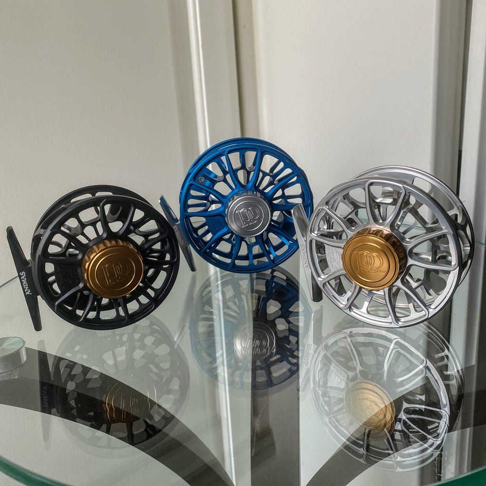 Experience the pinnacle of fly fishing with our Animas Fly Reels. These premium reels are meticulously crafted for precision, durability, and performance. Whether you're a seasoned angler or just starting your fly fishing journey, the Animas Fly Reels offer the perfect balance of style and functionality. With a smooth drag system and a sturdy yet lightweight design, these reels will enhance your fishing experience and help you reel in the big catch!