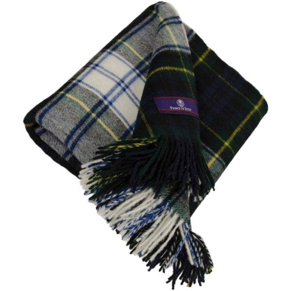 Highland Tartan Tweed Merino Wool Throw - Dress Gordon