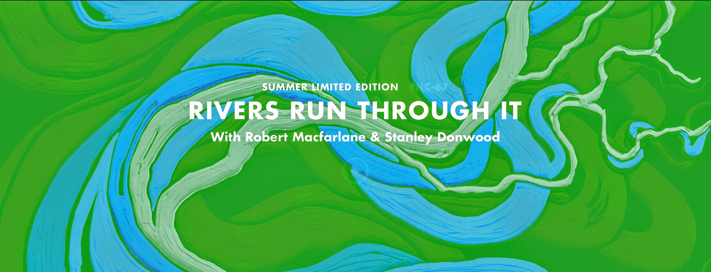 Our 67th Quarterly Edition for the summer of 2025 coincides with the American publication of Is a River Alive?, a brilliant and important new book by author Robert Macfarlane. Recounting three epic journeys, Macfarlane surveys the state of Earth’s rivers and the people who are fighting for them. It’s an impossibly large story, interwoven with an extremely personal fourth river tale.