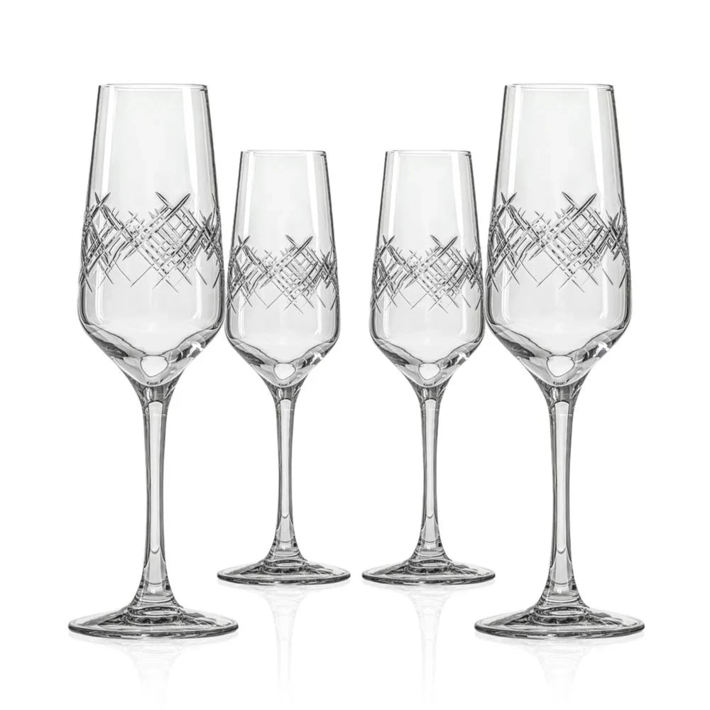 
                  
                    Experience the elegance of the Argyle 5.75oz Champagne Flute by Rolf Glass. Adorn by the classic diamond pattern, this flute is perfect for celebrating special occasions in style. Its timeless design and high-quality craftsmanship make it a must-have for any wine enthusiast. Whether you're toasting to a milestone or enjoying a quiet evening at home, this flute will elevate your drinking experience.
                  
                